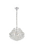 Elegant Lighting 1106D16C Savannah 16 inch pendant in chrome