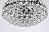 Elegant Lighting 1106D20BK Savannah 20 inch pendant in black