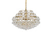 Elegant Lighting 1106D20BR Savannah 20 inch pendant in brass