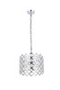 Elegant Lighting 1111D13C Lyla 13 inch pendant in chrome