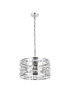 Elegant Lighting 1108D16C Kennedy 16.5 inch pendant in chrome