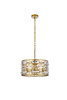 Elegant Lighting 1108D16BR Kennedy 16.5 inch pendant in brass