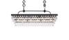 Elegant Lighting 1219G40BK Nordic 40 inch rectangle pendant in black