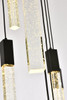 Elegant Lighting 2067G30BK Weston 13 lights pendant in black