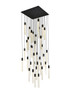 Elegant Lighting 2066G42BK Weston 36 lights pendant in black