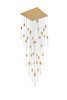 Elegant Lighting 2066G42SG Weston 36 lights pendant in satin gold