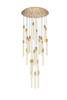 Elegant Lighting 2067G42SG Weston 25 lights pendant in satin gold