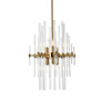 Elegant Lighting 2502D17SG Sienna 17 inch crystal rod pendant in gold Elegant Lighting 2502D17SG Sienna 17 inch crystal rod pendant in gold