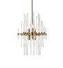 Elegant Lighting 2502D17SG Sienna 17 inch crystal rod pendant in gold Elegant Lighting 2502D17SG Sienna 17 inch crystal rod pendant in gold
