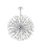 Elegant Lighting 2500D38C Vera 38 inch crystal starburst round pendant in chrome