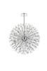 Elegant Lighting 2500D44C Vera 44 inch crystal starburst round pendant in chrome