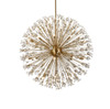 Elegant Lighting 2500D50SG Vera 50 inch crystal starburst round pendant in gold