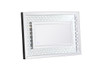 Elegant Decor MRE92030 Raiden 20 x 30 inch led crystal mirror