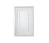 Elegant Decor MR912030 Sparkle collection crystal mirror 20 x 30 inch