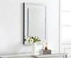 Elegant Decor MRE92436 Raiden 24 x 36 inch led crystal mirror