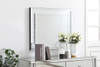 Elegant Decor MRE93240 Raiden 32 x 40 inch led crystal mirror