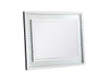 Elegant Decor MR913240 Sparkle collection crystal mirror 32 x 40 inch