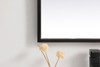 Elegant Decor MRE61836BK Pier 18x36 inch LED mirror with adjustable color temperature 3000K/4200K/6400K in black