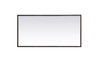 Elegant Decor MRE62040BK Pier 20x40 inch LED mirror with adjustable color temperature 3000K/4200K/6400K in black