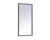 Elegant Decor MRE62040BK Pier 20x40 inch LED mirror with adjustable color temperature 3000K/4200K/6400K in black