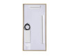 Elegant Decor MRE62040BR Pier 20x40 inch LED mirror with adjustable color temperature 3000K/4200K/6400K in brass