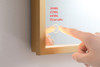 Elegant Decor MRE62040BR Pier 20x40 inch LED mirror with adjustable color temperature 3000K/4200K/6400K in brass