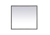 Elegant Decor MRE62436BK Pier 24x36 inch LED mirror with adjustable color temperature 3000K/4200K/6400K in black