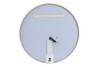 Elegant Decor MRE63036BR Pier 30x36 inch LED mirror with adjustable color temperature 3000K/4200K/6400K in brass