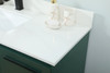 Elegant Decor VF42548MGN-BS 48 inch single bathroom vanity in green with backsplash