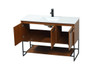 Elegant Decor VF42548MTK 48 inch single bathroom vanity in teak Elegant Decor VF42548MTK 48 inch single bathroom vanity in teak