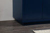 Elegant Decor VF19442BL-BS 42 inch single bathroom vanity in blue with backsplash