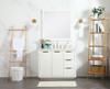 Elegant Decor VF19442WH 42 inch single bathroom vanity in white Elegant Decor VF19442WH 42 inch single bathroom vanity in white