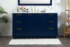 Elegant Decor VF19460BL 60 inch single bathroom vanity in blue