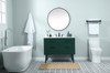 Elegant Decor VF41042MGN-BS 42 inch bathroom vanity in Green with backsplash