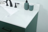 Elegant Decor VF41042MGN-BS 42 inch bathroom vanity in Green with backsplash