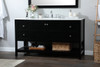 Elegant Decor VF16460BK 60 inch single bathroom vanity in black