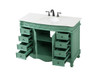 Elegant Decor VF-1039VM 48 inch single bathroom vanity in vintage mint Elegant Decor VF-1039VM 48 inch single bathroom vanity in vintage mint