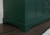 Elegant Decor VF15060DGN 60 inch single bathroom vanity in green