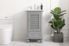 Elegant Decor VF30519GR 19 inch single bathroom vanity in grey Elegant Decor VF30519GR 19 inch single bathroom vanity in grey