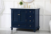 Elegant Decor VF30542BL 42 inch single bathroom vanity in blue Elegant Decor VF30542BL 42 inch single bathroom vanity in blue