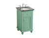Elegant Decor VF12319VM 19 inch single bathroom vanity in vintage mint Elegant Decor VF12319VM 19 inch single bathroom vanity in vintage mint
