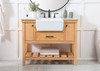 Elegant Decor VF60142NW 42 inch single bathroom vanity in natural wood Elegant Decor VF60142NW 42 inch single bathroom vanity in natural wood
