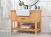 Elegant Decor VF60142NW 42 inch single bathroom vanity in natural wood Elegant Decor VF60142NW 42 inch single bathroom vanity in natural wood