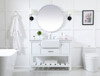 Elegant Decor VF60148WH 48 inch single bathroom vanity in white