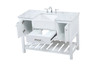 Elegant Decor VF60148WH 48 inch single bathroom vanity in white