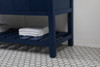 Elegant Decor VF60160BL 60 inch single bathroom vanity in blue