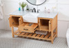 Elegant Decor VF60160NW 60 inch single bathroom vanity in natural wood