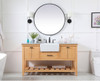 Elegant Decor VF60160NW 60 inch single bathroom vanity in natural wood