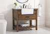Elegant Decor VF60136DW 36 inch single bathroom vanity in driftwood Elegant Decor VF60136DW 36 inch single bathroom vanity in driftwood