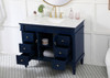 Elegant Decor VF13042BL 42 inch single bathroom vanity in blue Elegant Decor VF13042BL 42 inch single bathroom vanity in blue